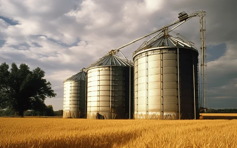Silos de armazenagem